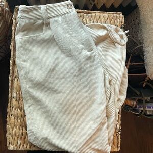 Corduroy cream pants